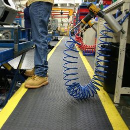 Tapis anti fatigue premium tôle diamant, DECKPLATE