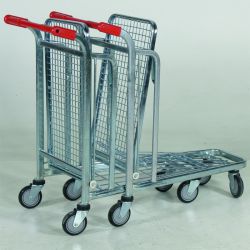 Chariot de magasin emboitable