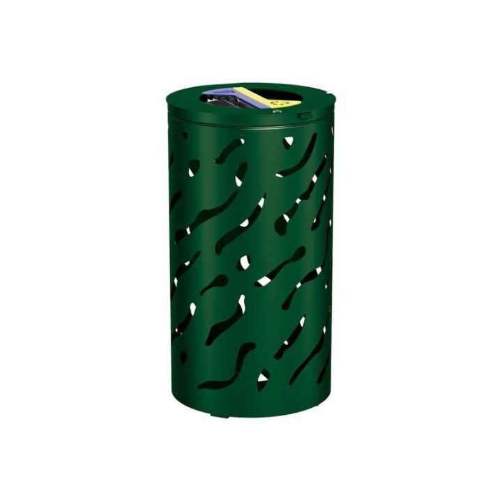 Poubelle Venise Tri Sélectif 2x60L | Mobilier Urbain Esthétique - Sol Direct