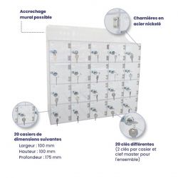 Casier de rangement pour téléphones