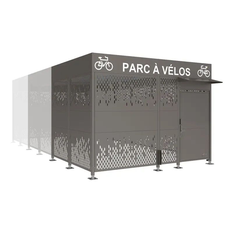 Abri vélos sécurisé Horizon en acier