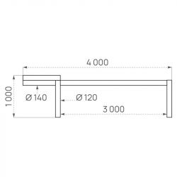 Barrière en bois levante Turin