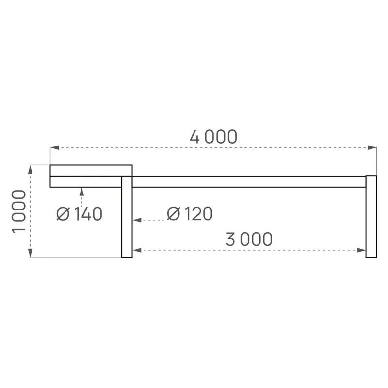 Barrière en bois levante Turin