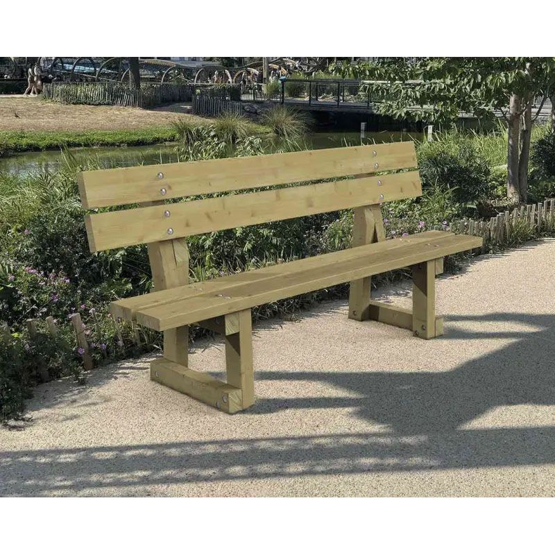 Banc public en bois Porto