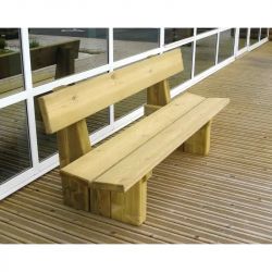 Banc public en bois Lille