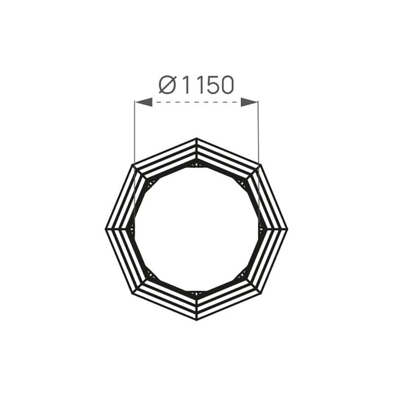 Banc tour d'arbre Turin