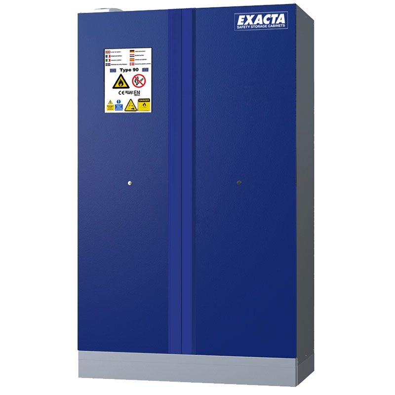 Armoire haute pour batterie lithium haute 2 porte - Larg 1200 mm fermée