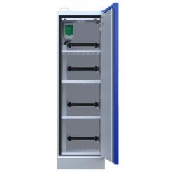 Armoire pour batterie lithium haute 1 porte - Larg 595 mm ouverte