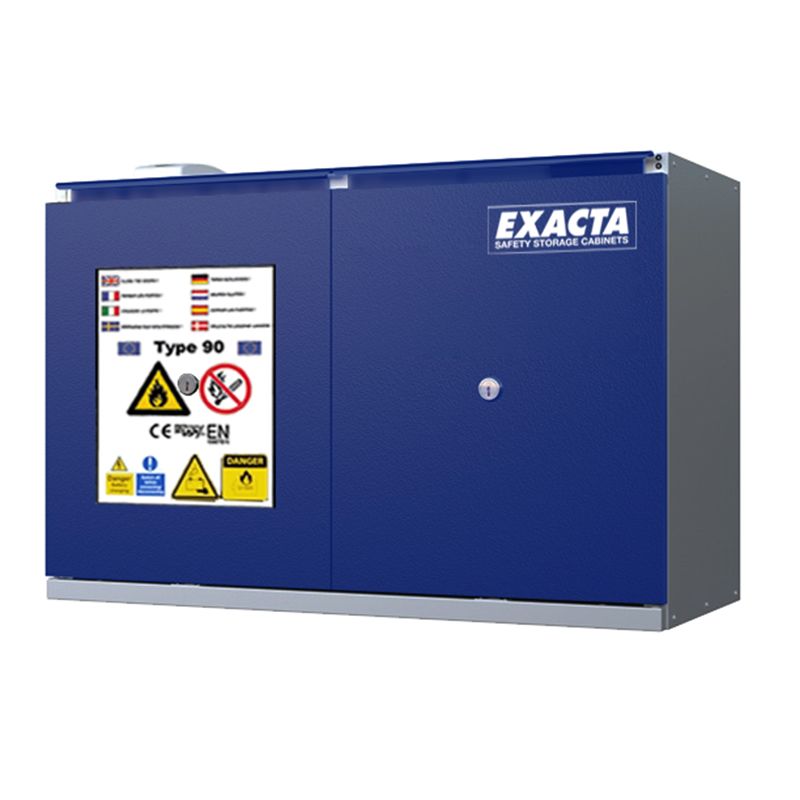 Armoire Lithiumsafe Basse 2 portes - Larg 1090 mm fermée