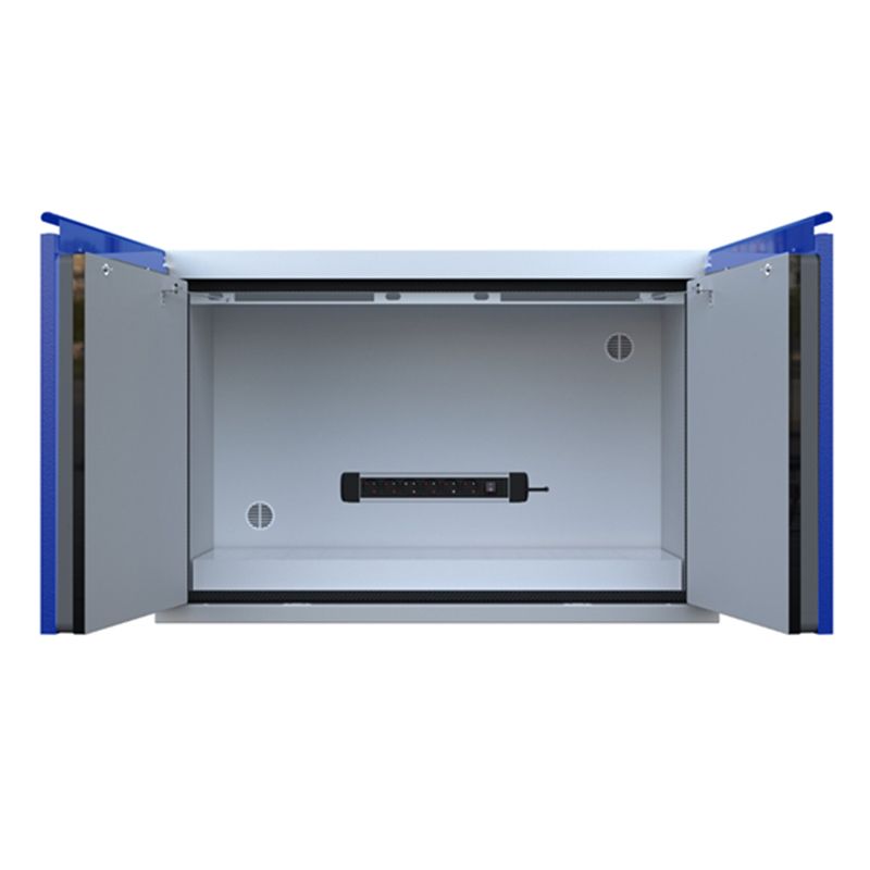 Armoire Lithiumsafe Basse 2 portes - Larg 1090 mm ouverte