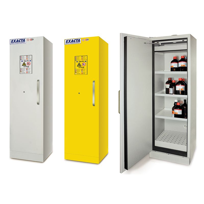 Armoires de sécurité BAC gris et jaune