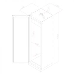 Armoires de sécurité BAC schéma