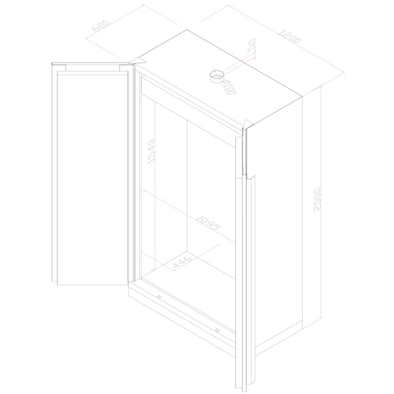 Armoires de sécurité 2 portes BAC schéma