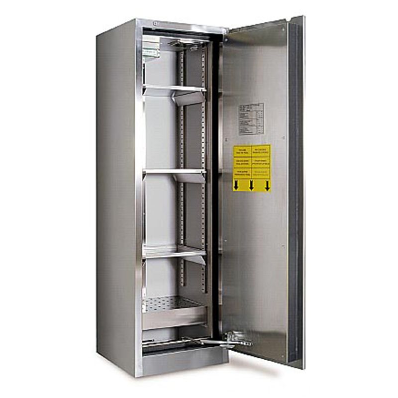 Armoire 1 porte ouverte pour produits radioactifs