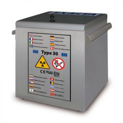 Coffre portable pour produits radioactifs