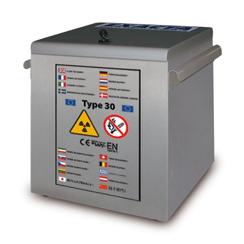 Coffre portable pour produits radioactifs