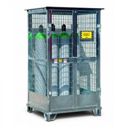 Box pour le stockage extérieur de bouteilles de gaz