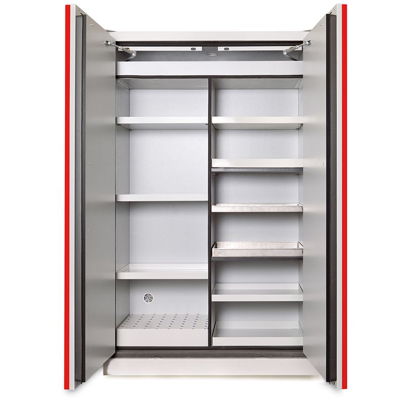 Armoire multirisques 2 portes ouverte