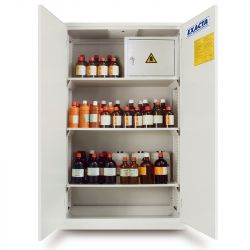 Armoire double paroi 2 portes ouverte