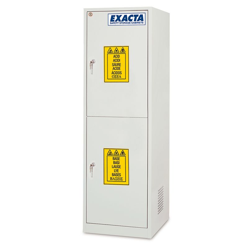 Armoire double paroi 2 portes superposées