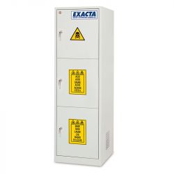 Armoire double paroi 3 portes superposées