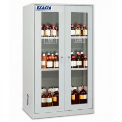 Armoire double paroi 2 portes avec fenêtres