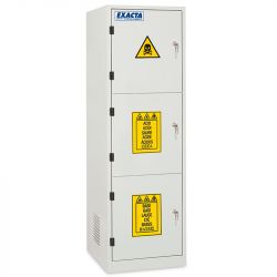 Armoire multirisques simple paroi 3 portes superposées