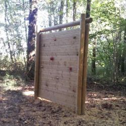 photo coté mur d'escalade