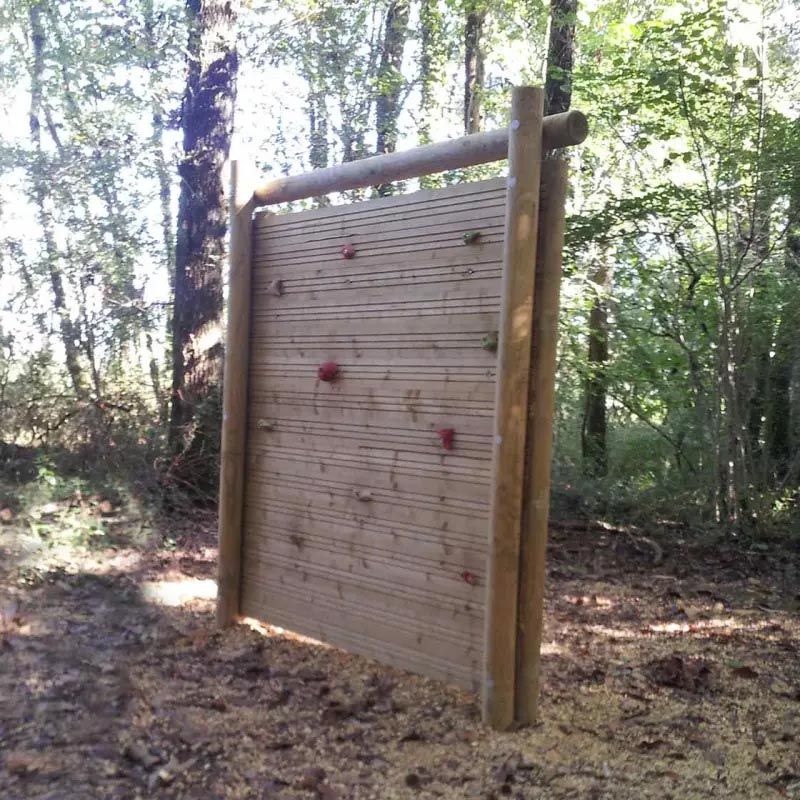 photo coté mur d'escalade