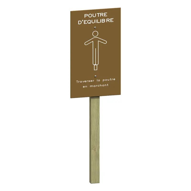 panneau poutre d'équilibre