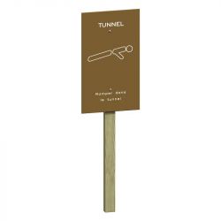 panneau tunnel rampant