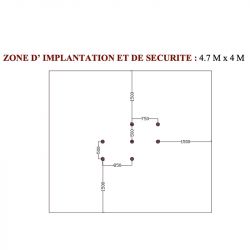zone d'implantation abdominaux