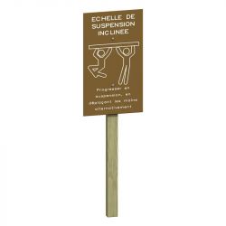 Panneau Échelle de suspension inclinée