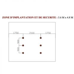 Zone d'implantation Échelles de suspension