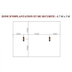 Zone d'implantation Portique 2 agrés
