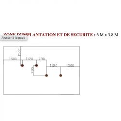 Zone d'implantation Espaliers ondulés