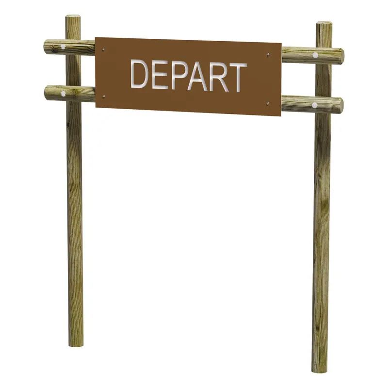 Panneau de départ