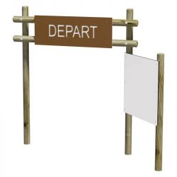Panneau départ / informations