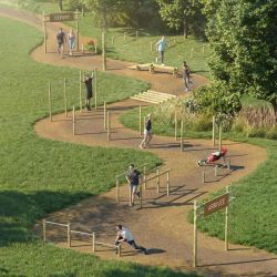 Photo Lot 1 : Parcours de santé bois