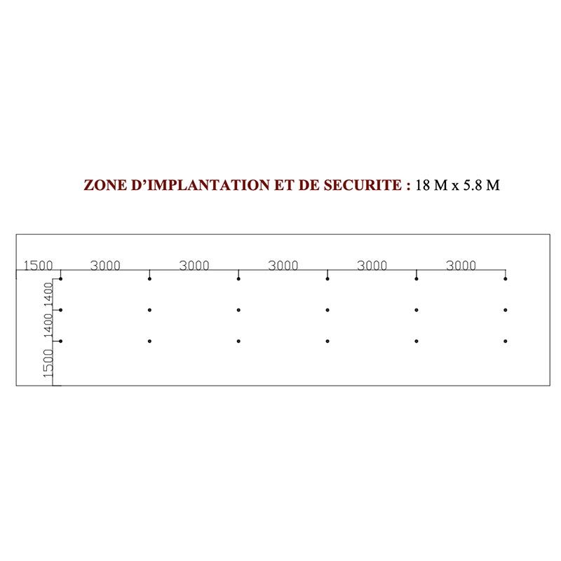 Implantation Parcours de sauts