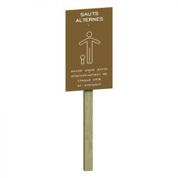 Panneau Sauts alternés