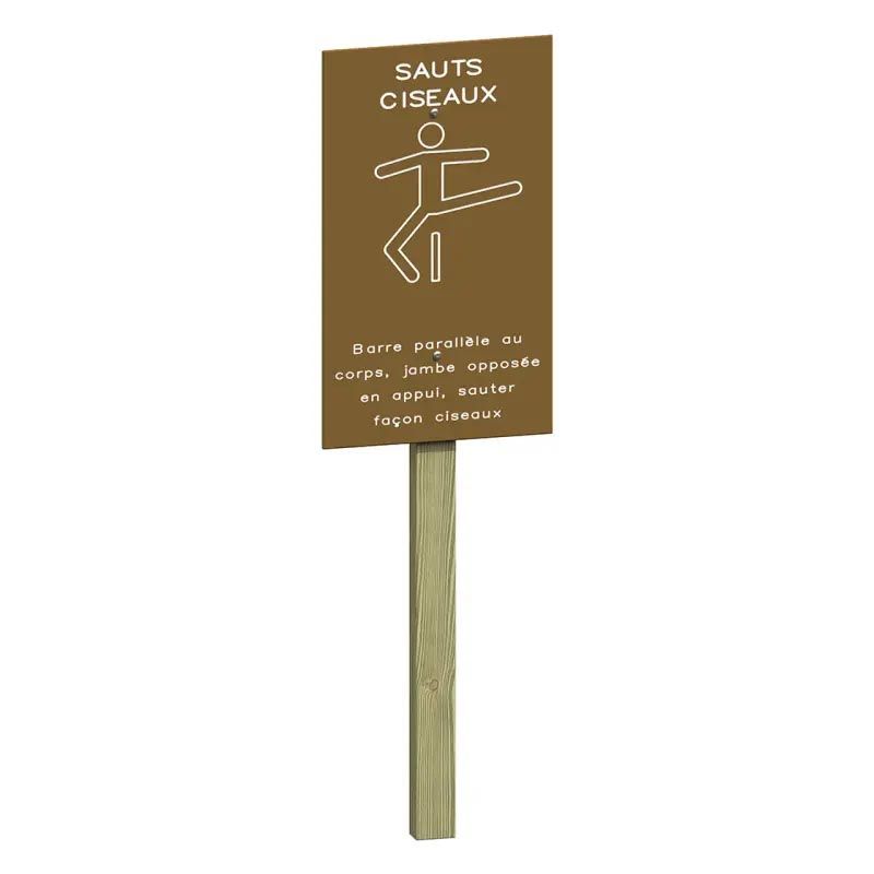 Panneau Sauts ciseaux