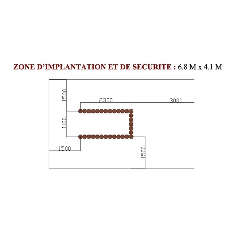 Implantation Tremplin de saut