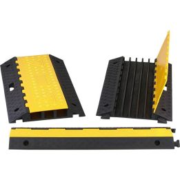 Protège câbles avec couvercle articulé