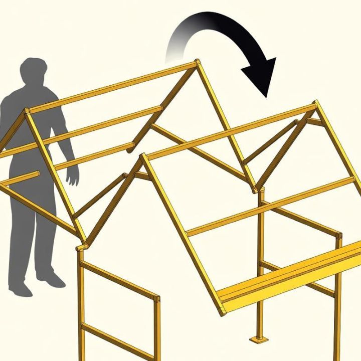 Bascule barrière écluse basculante