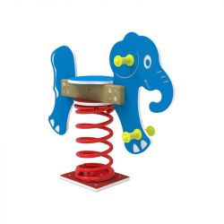 Eléphant sur ressort
