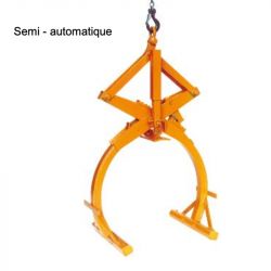 Grappin à tuyau semi-automatique