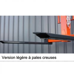 Lève-palette auto-équilibrée, écartement et hauteur réglable