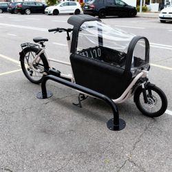 Arceau de parking pour vélos cargo
