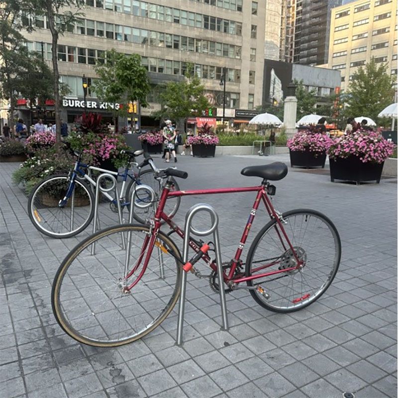 Arceau vélos Vélopins en inox